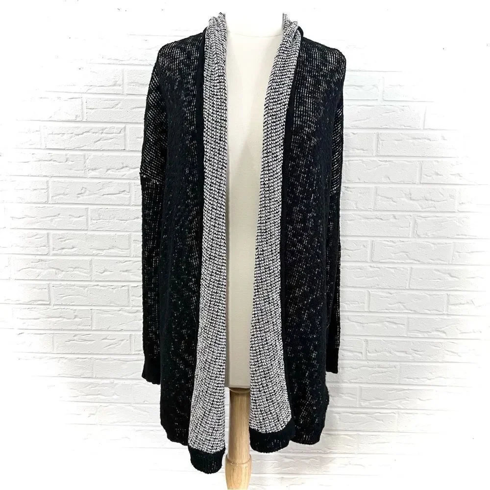 Eileen Fisher Organic Cotton Reversible Cardigan Sweater Size Small